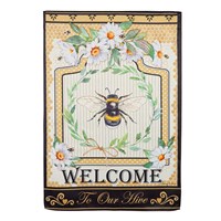 Humble Bee Suede House Flag