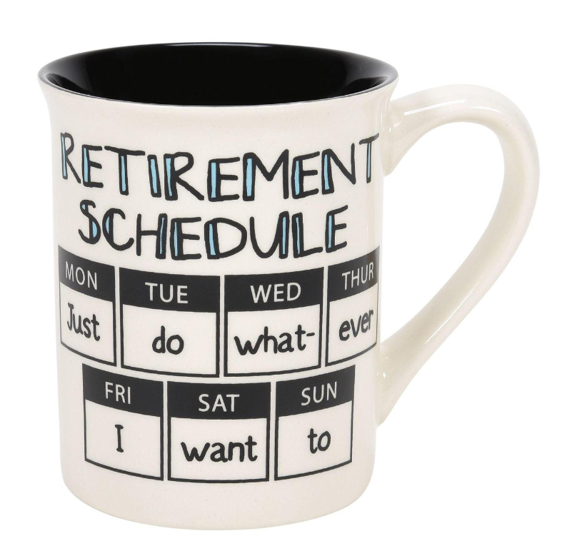 16oz Mug - Retirement Calendar