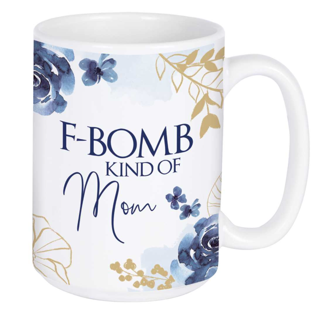 Boxed Mug 15oz, F-Bomb Mom