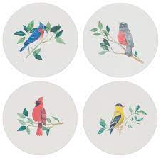 Birdsong Soak Up Coasters, Set of 4