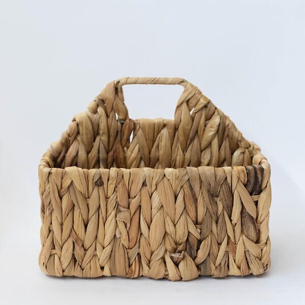 Woven Wooden Sectioned Basket