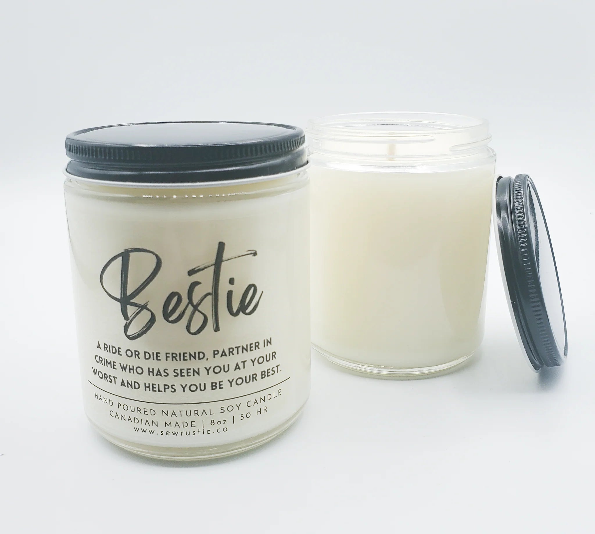 8oz Sew Rustic Soy Candle