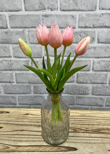 10" Pink Fresh Touch Mini Tulip Bundle