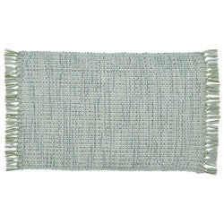 Basketweave Placemat Barely Blue