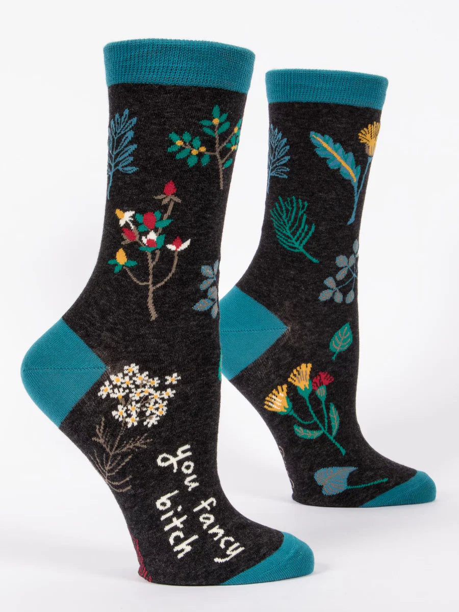 Women's Crew Sock Blue Q, Assorted Styles