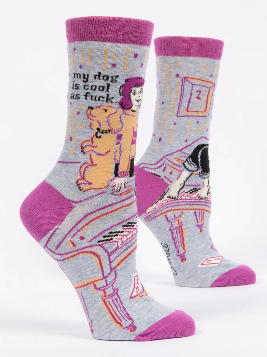 Women's Crew Sock Blue Q, Assorted Styles