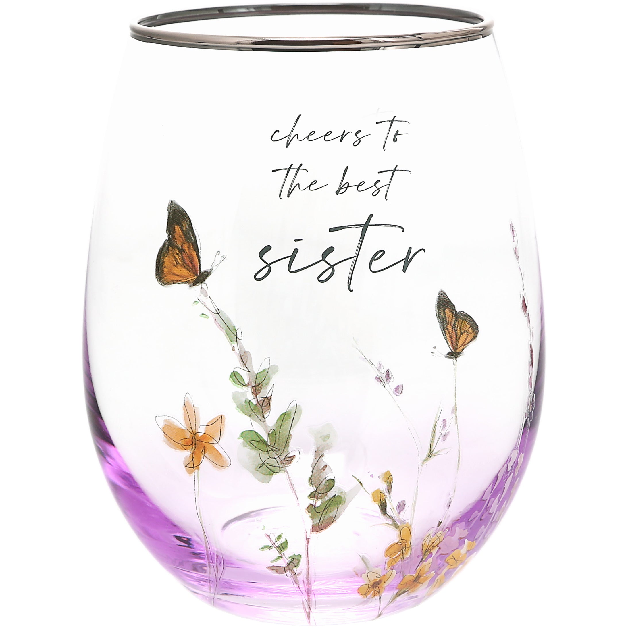 Sister - 20 oz Stemless Wine Glass