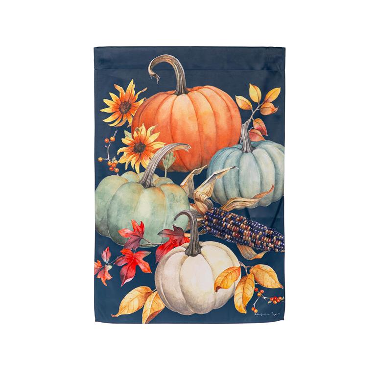 All Things Pumpkins, Suede House Flag