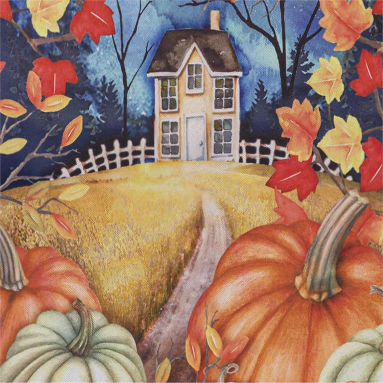 Alive in Fall, Suede Garden Flag