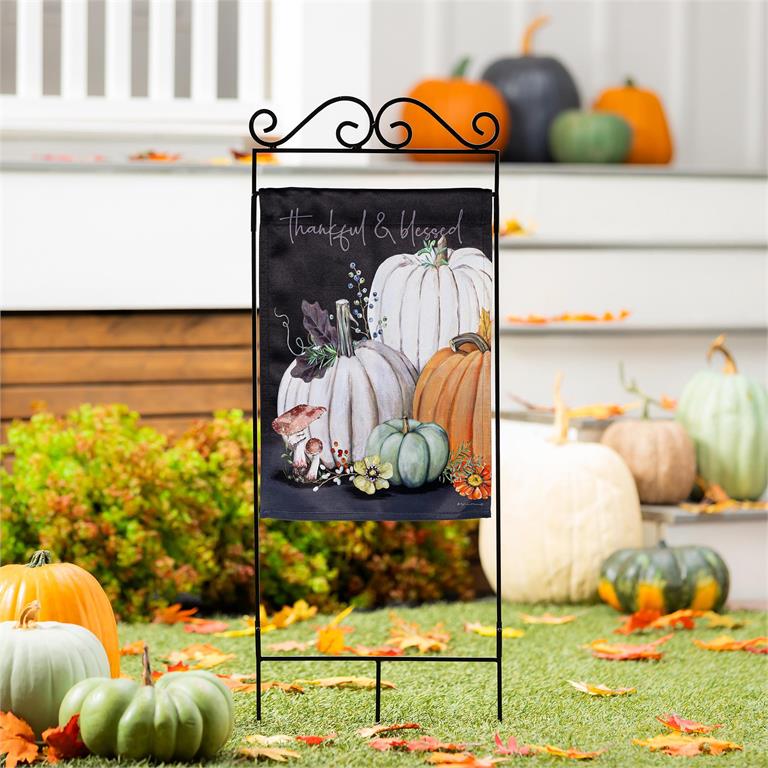 Beauty Of Fall, Suede Garden Flag