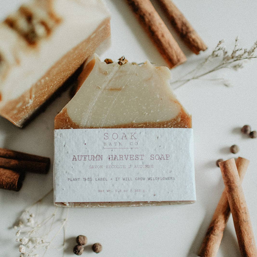 Autumn Harvest Soap Bar - Canadian Made