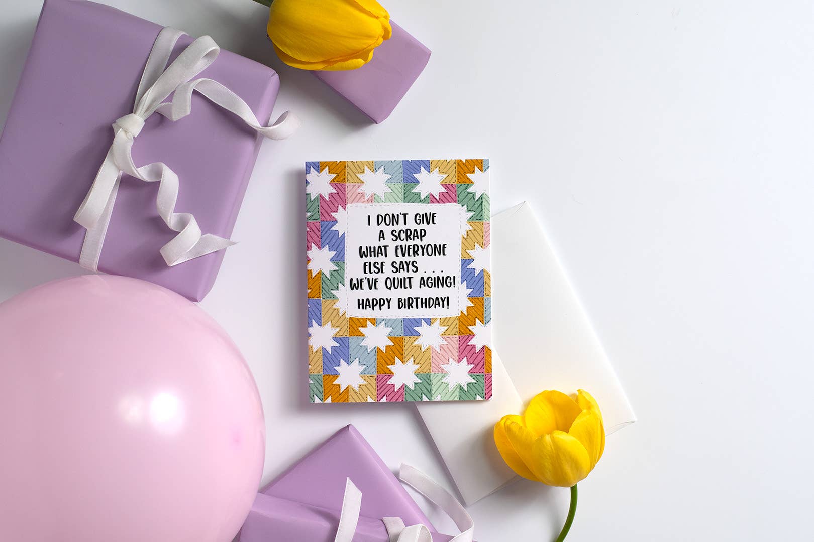 I Don't Give A Scrap What Everyone... (Quilt)- Greeting Card