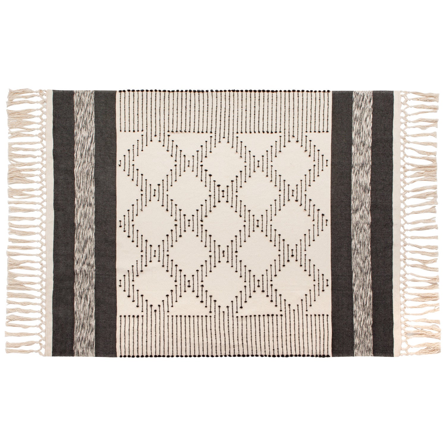 Throw Elisa Natural/Black