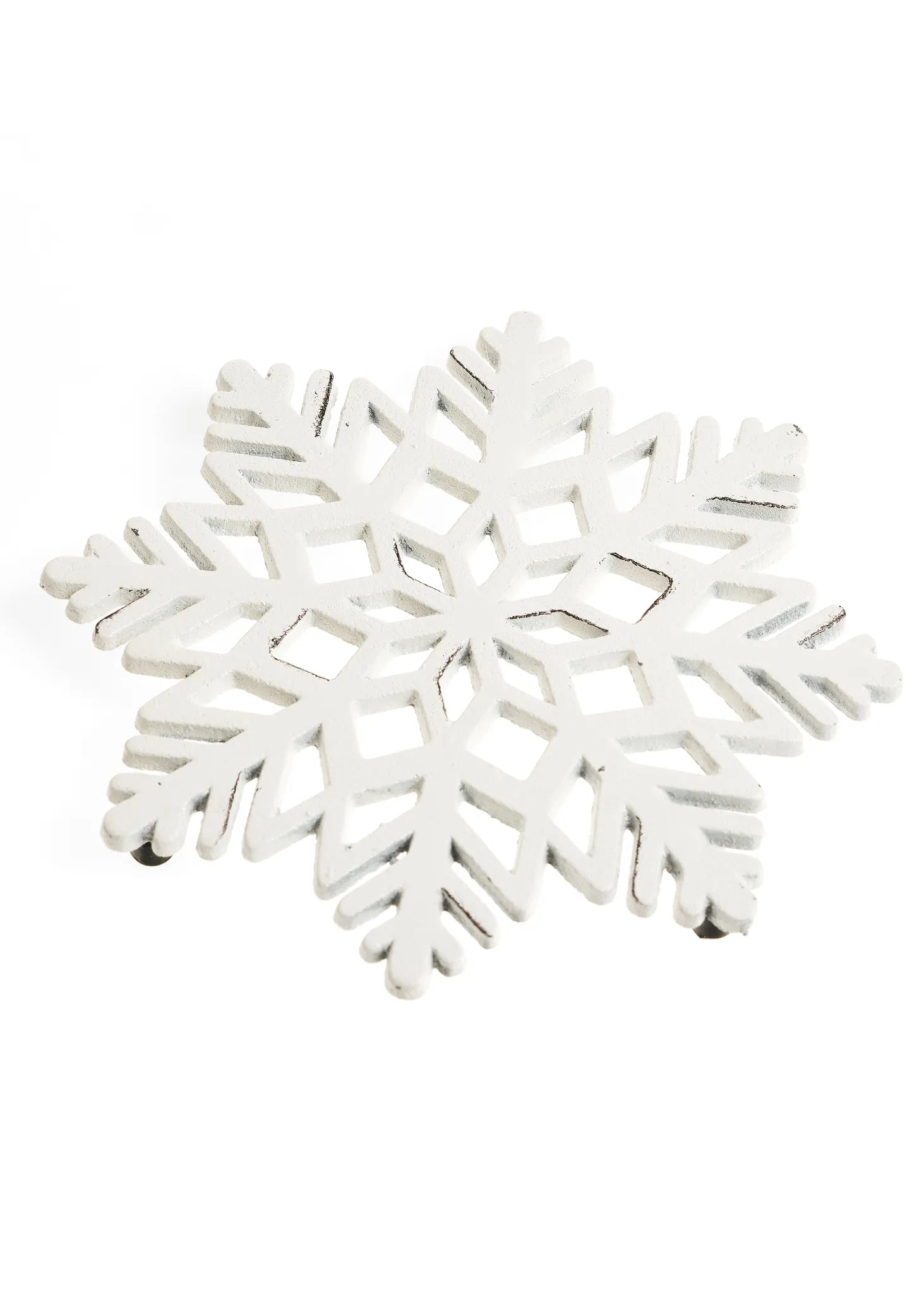Cast Iron Snowflake Trivet