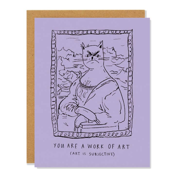 Work of Art - Love Greeting Card