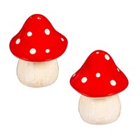 Ceramic Mushroom Salt & Pepper Set