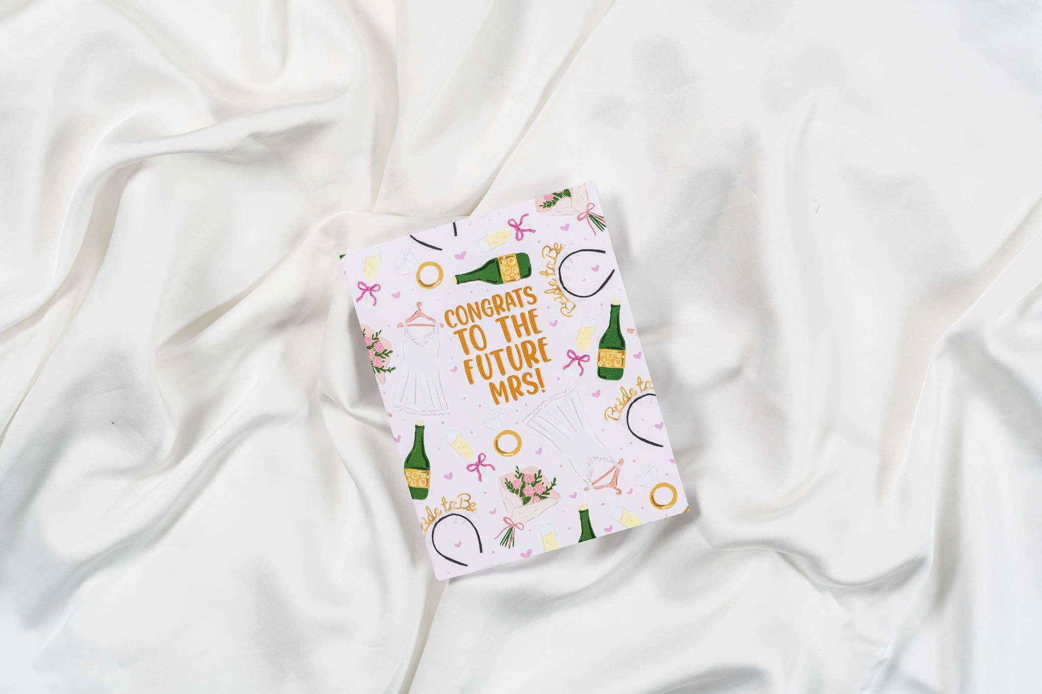Congrats To The Future Mrs! - Greeting Card