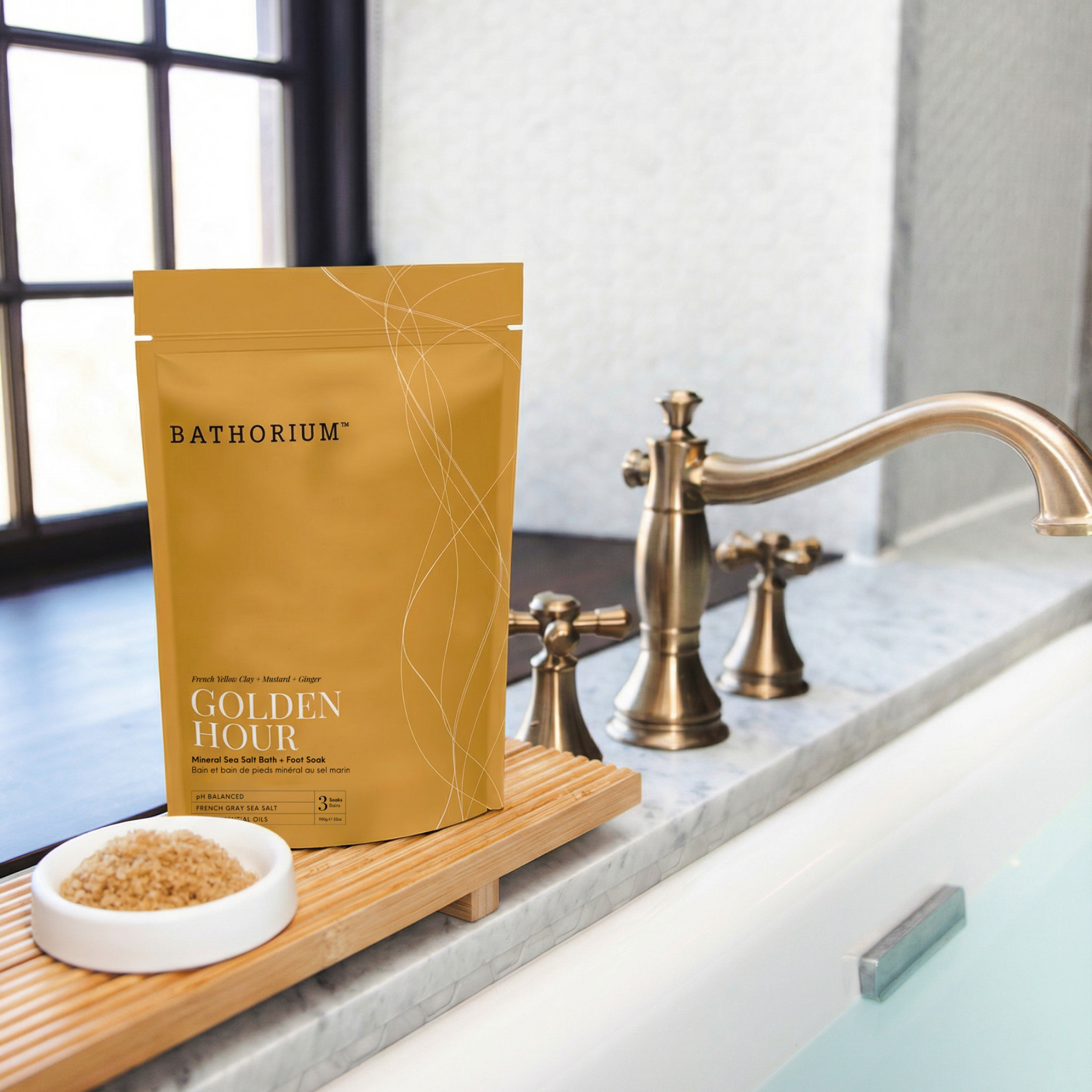 Golden Hour Mineral Clay Soak 900g