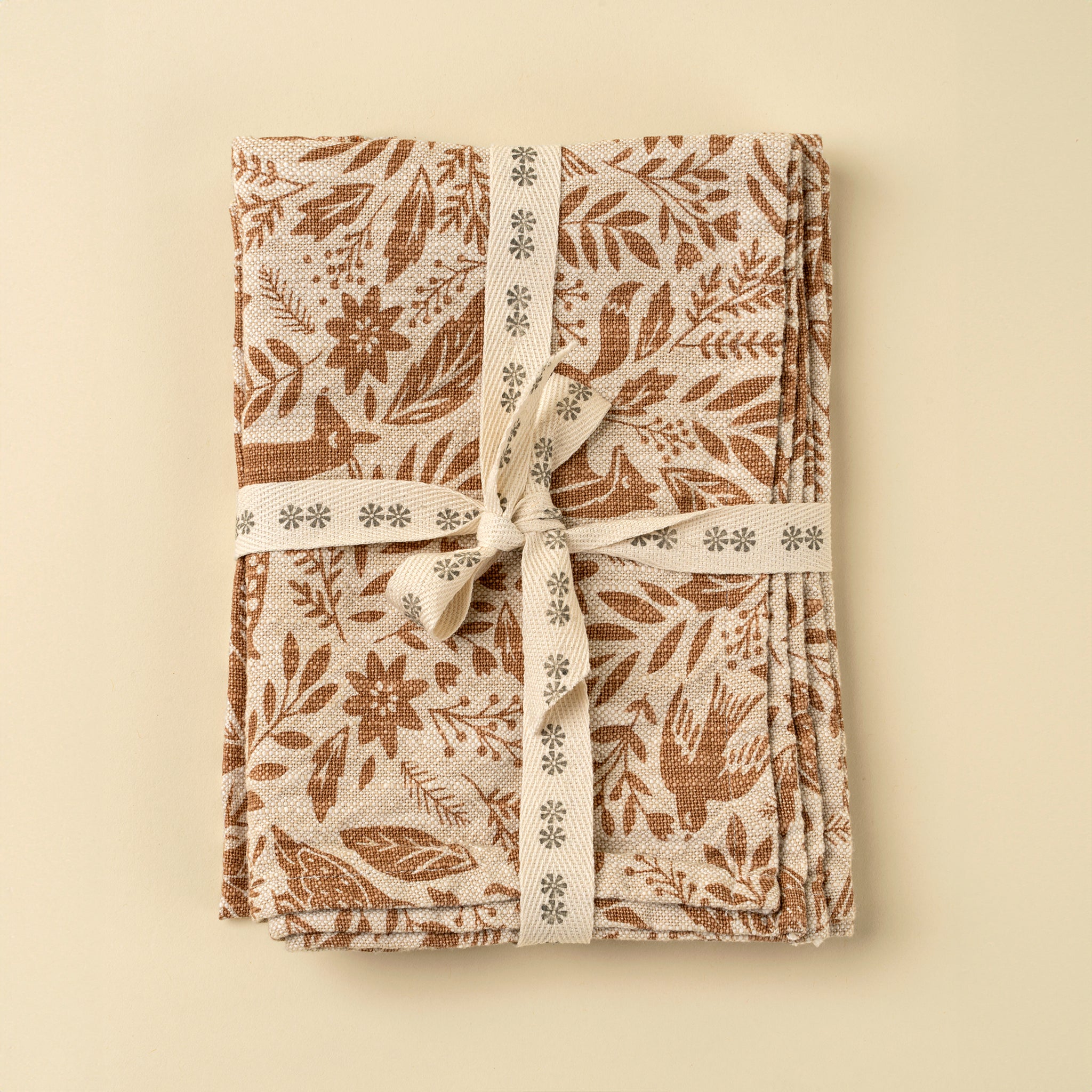 Wildwood Tea Towels S/2, Tawny