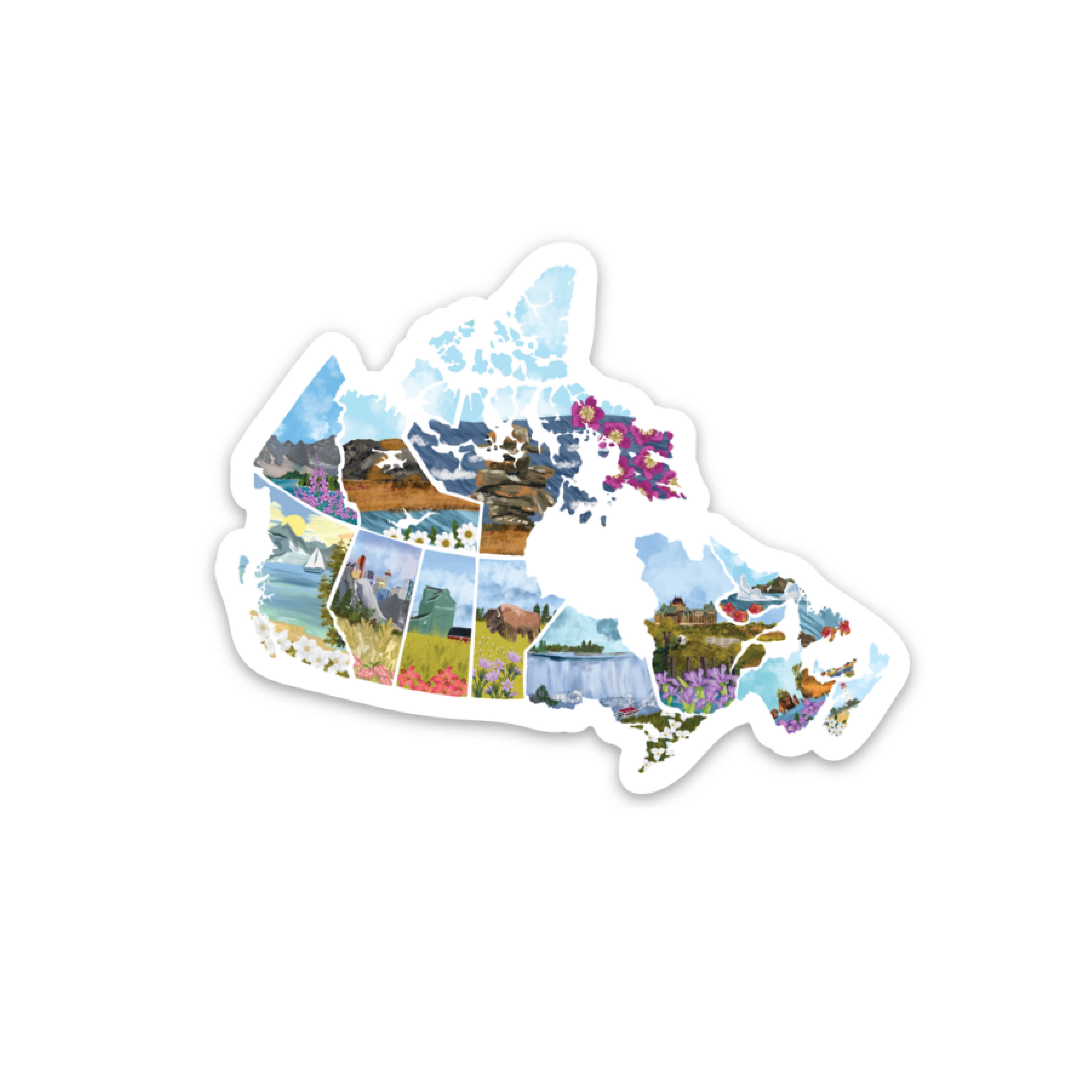 Canada Map Magnet