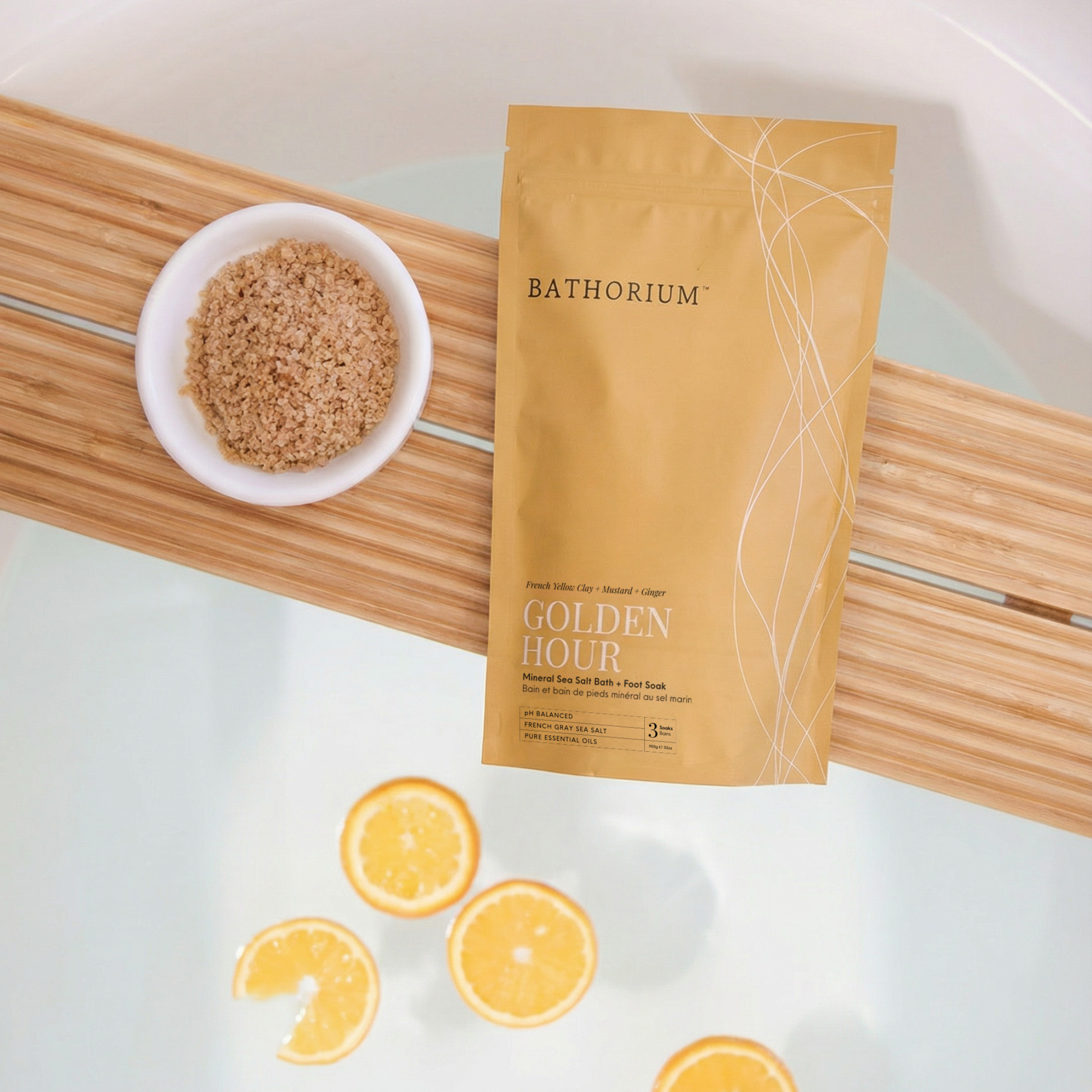 Golden Hour Mineral Clay Soak 900g