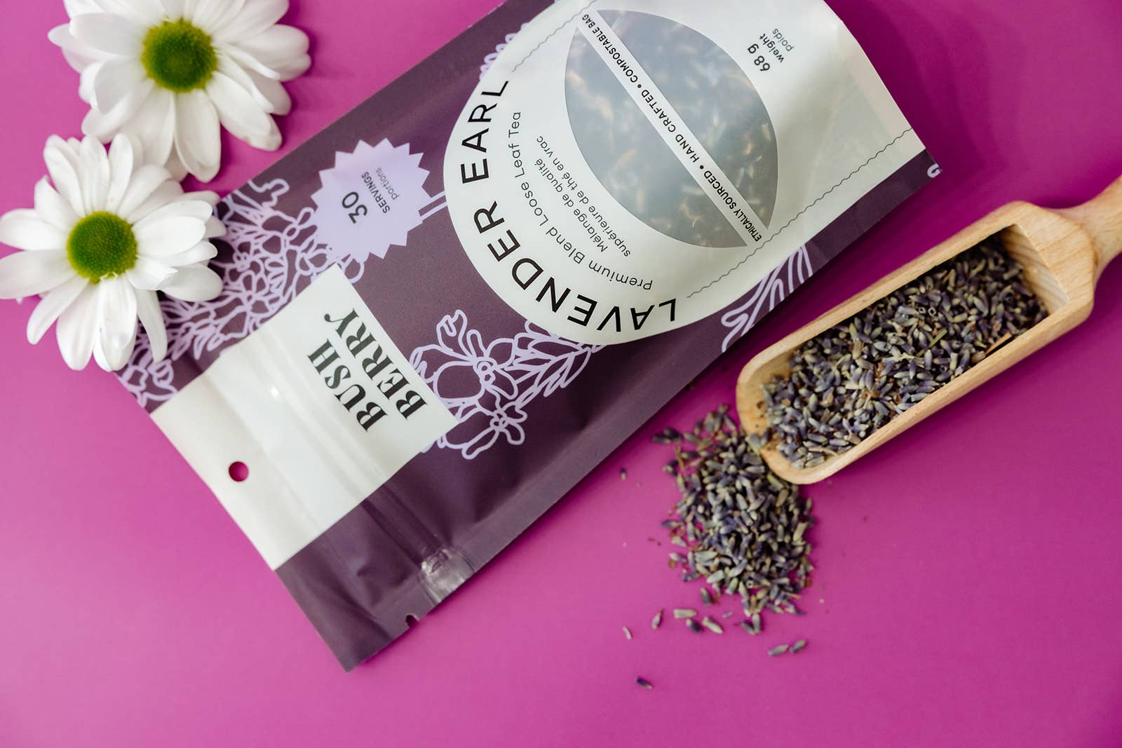 Organic Lavender Earl Loose leaf tea