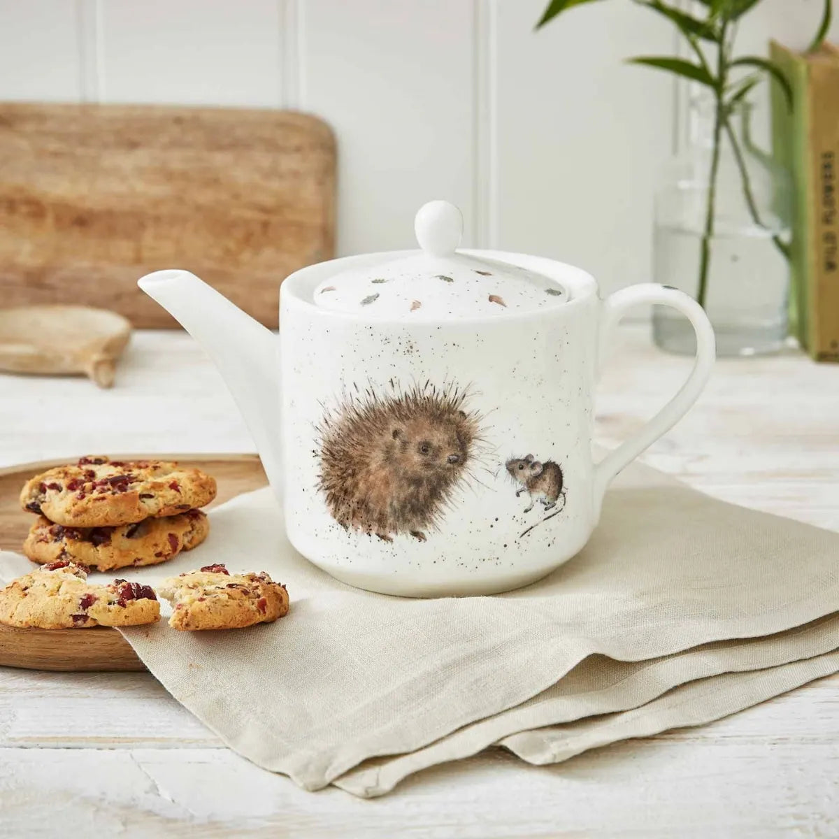 Wrendale Designs, Hedgehog & Mouse Teapot Small