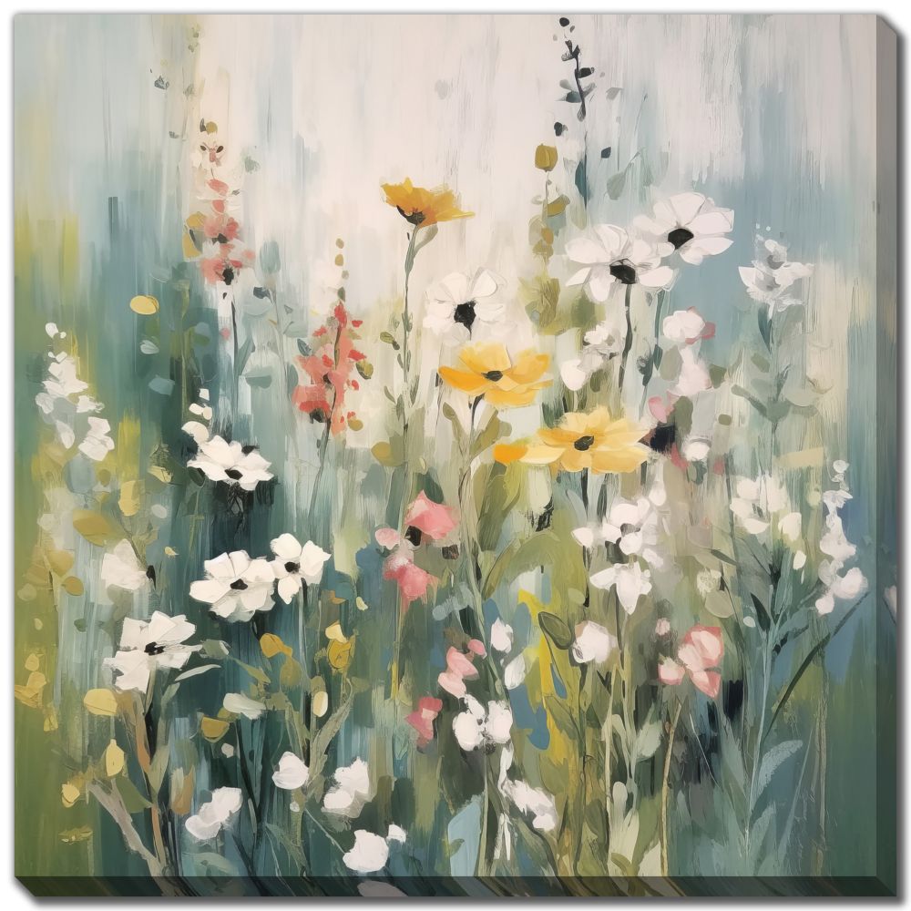 Tranquil Meadow Tones II, 24x24