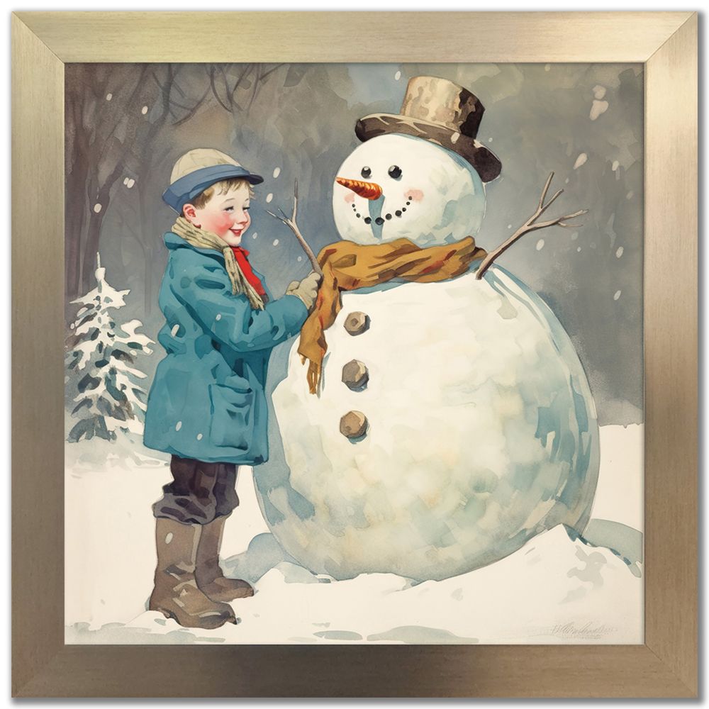 Frosty 2, 12x12 Framed w/Plexi