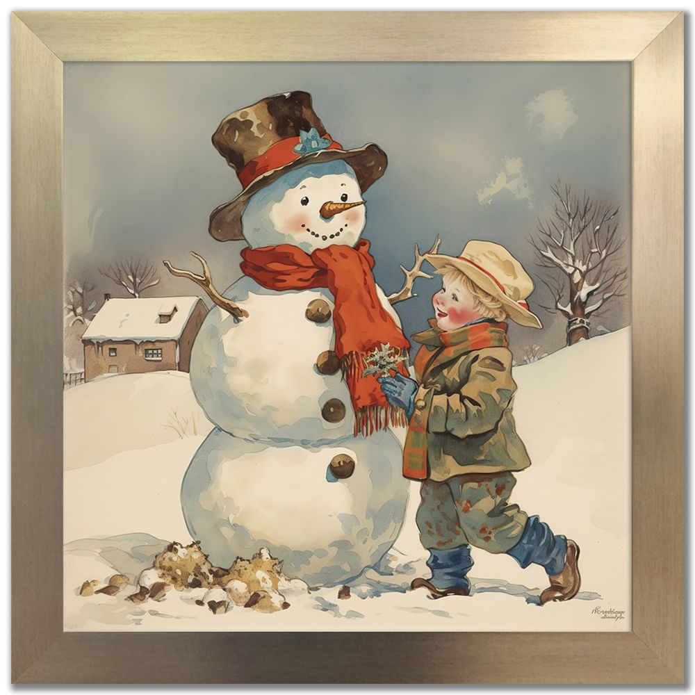 Frosty 4, 12x12 Framed w/Plexi