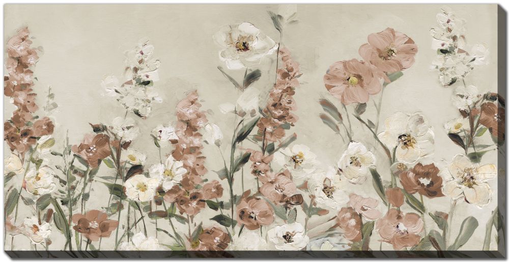Blush Garden,20x40 (Framed)