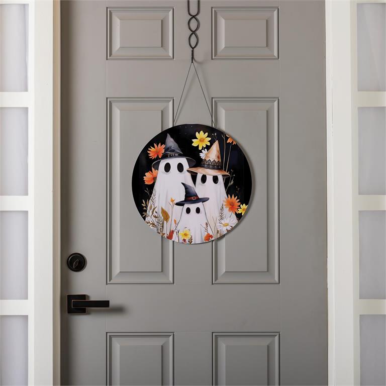 Halloween Ghost Family, PVC 16" Door Decor