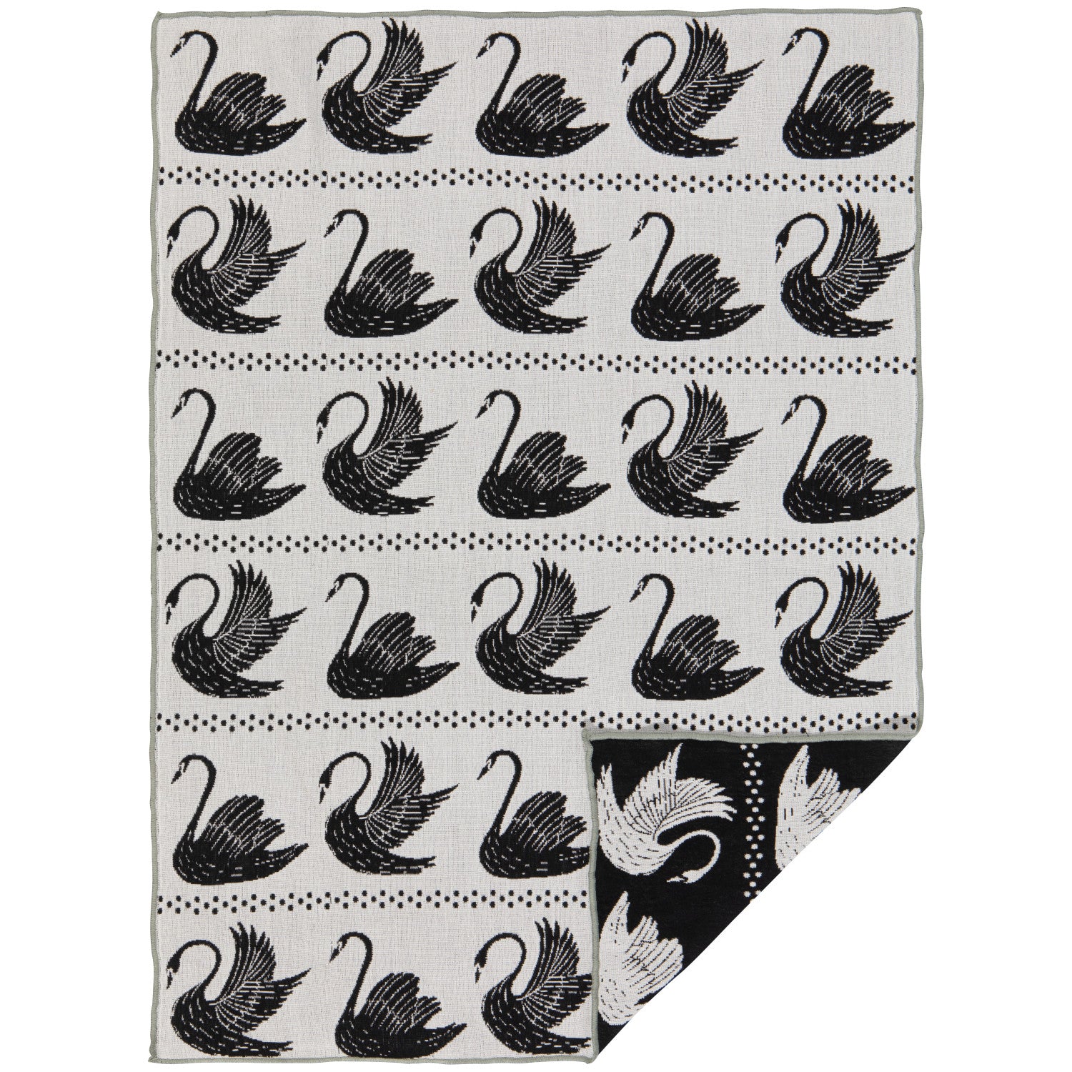 Swan Song Double Cloth Dishtowel