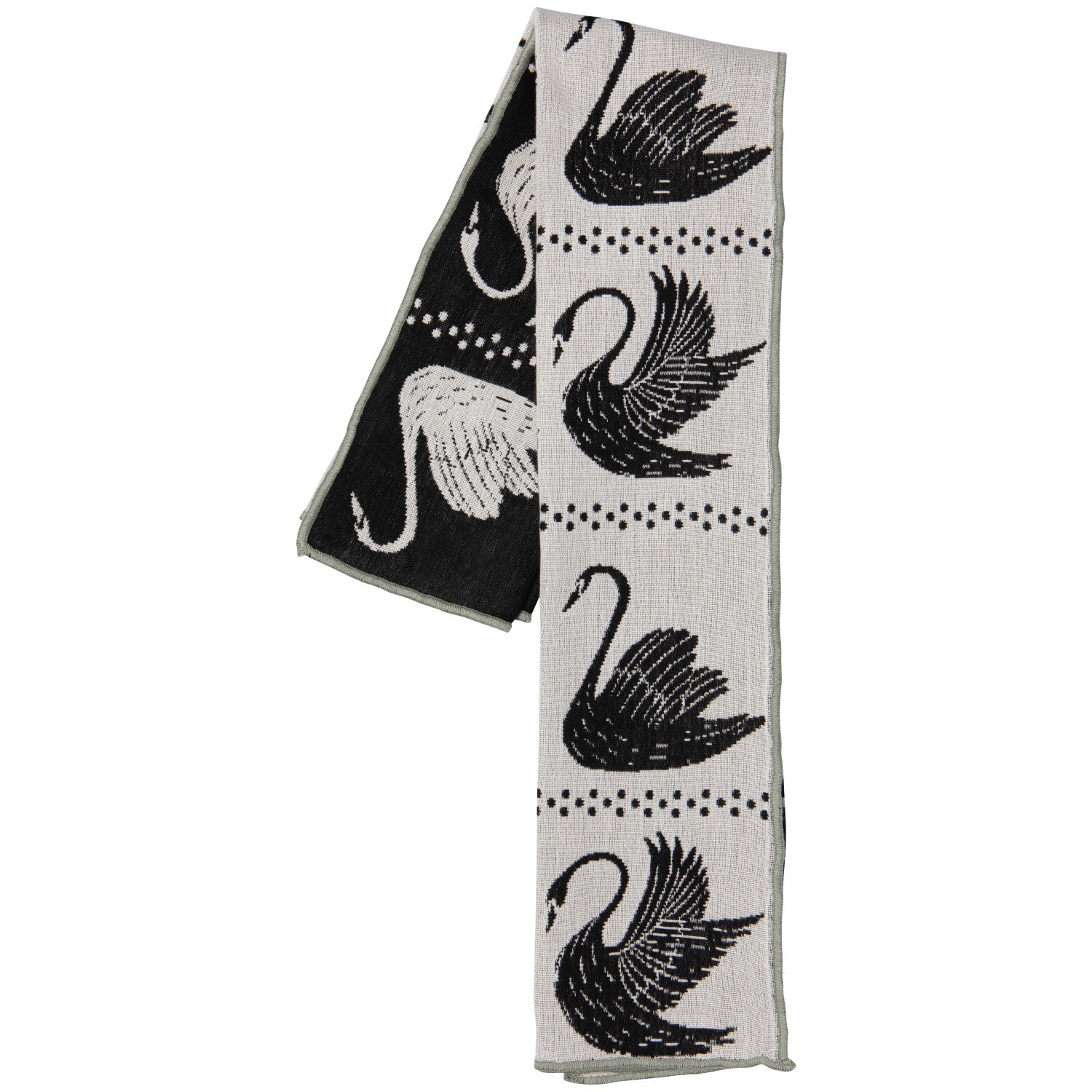 Swan Song Double Cloth Dishtowel