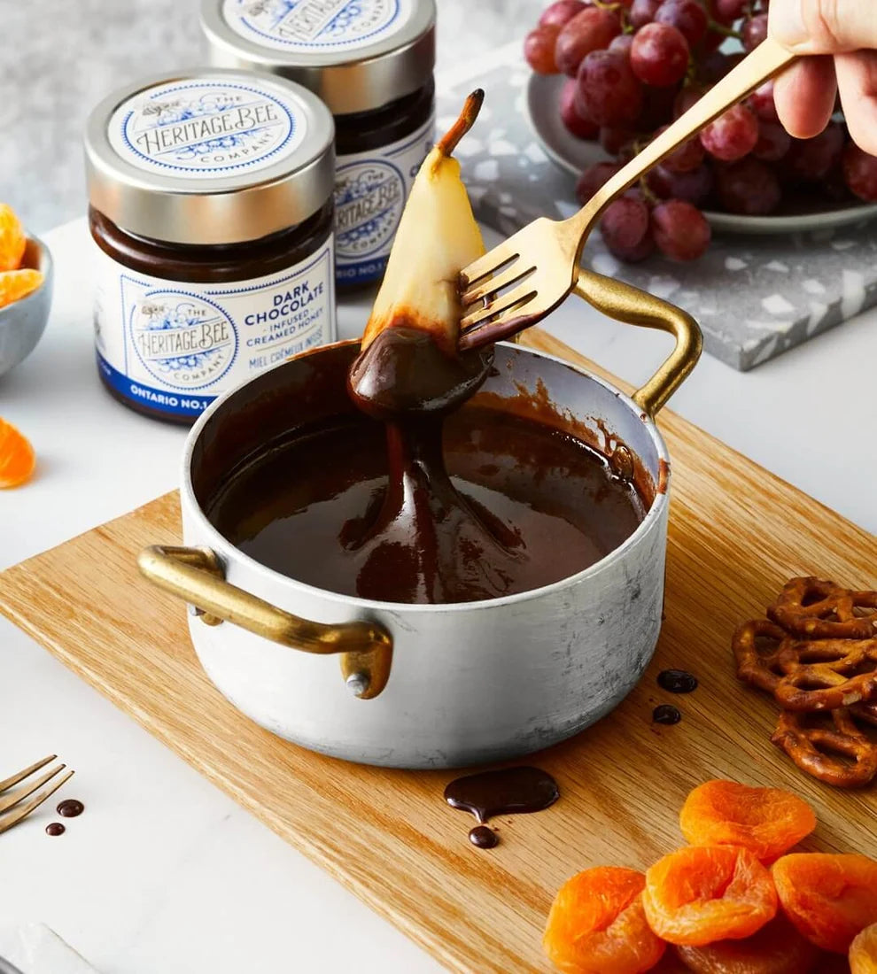 Dark Chocolate Creamed Honey, The Heritage Bee Company
