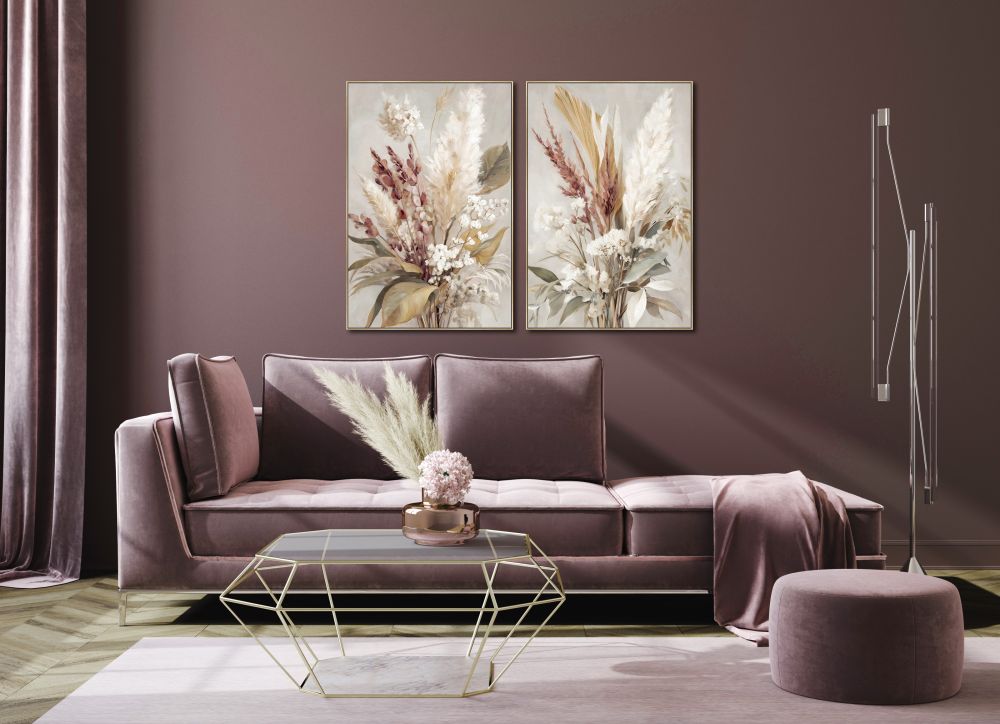 Pampas Elegance II, 24x36 (Framed)