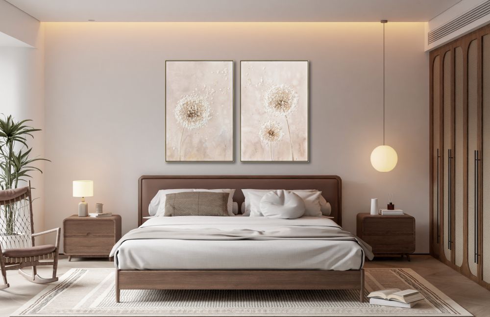 Dandelion Wish I, 24x36 (Framed)