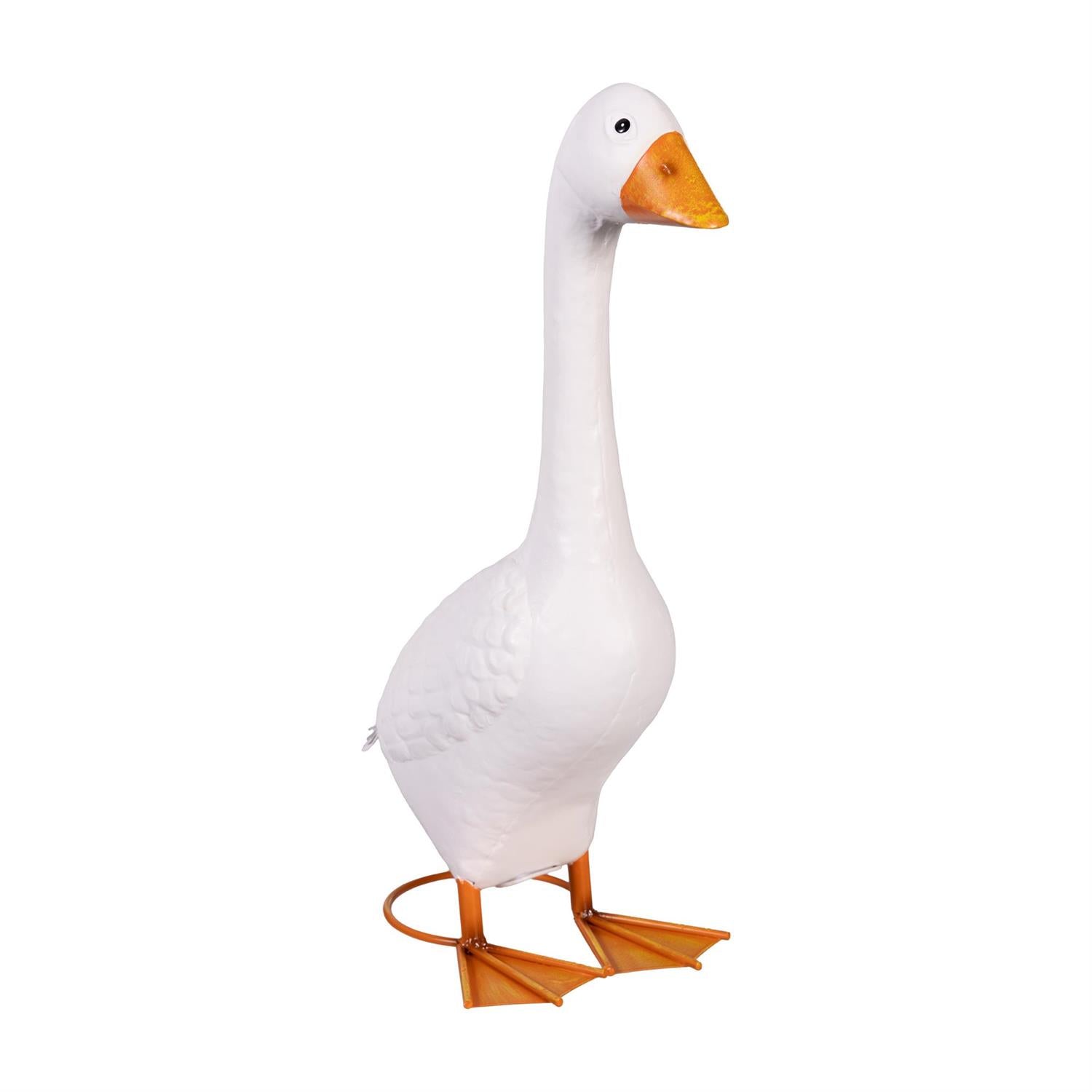 Giddy the Porch Goose Statue, Metal 21"