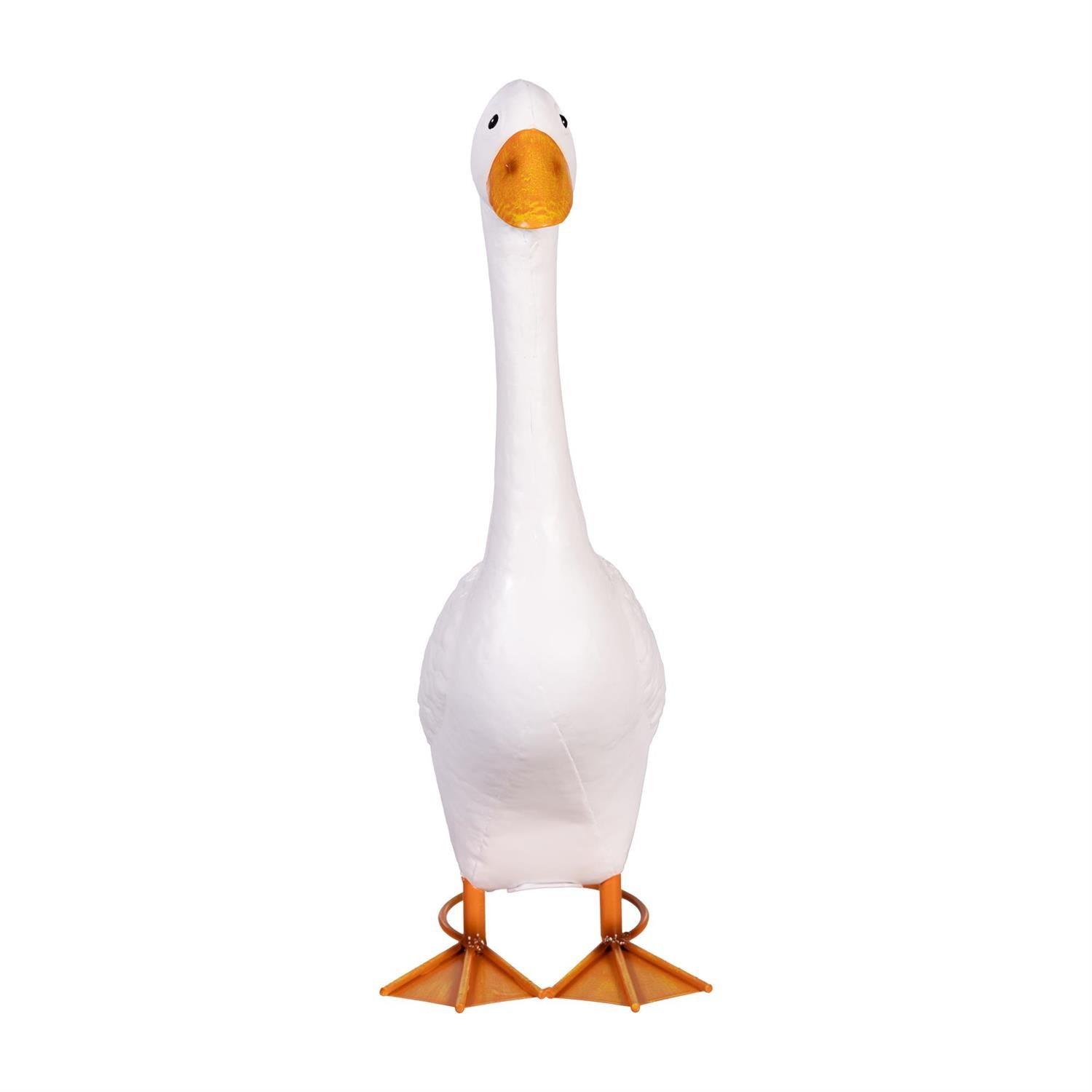 Giddy the Porch Goose Statue, Metal 21"