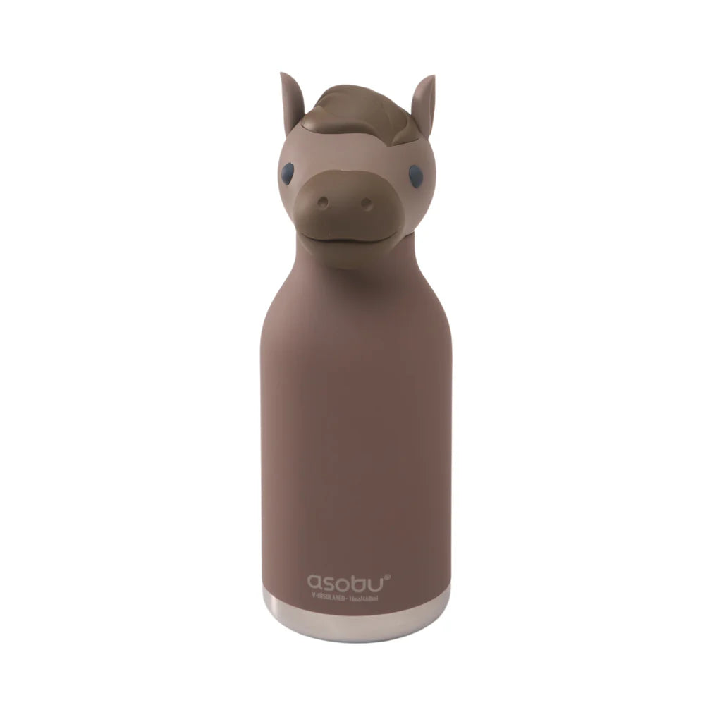 Hazel Horse Bestie Bottle, Insulated Stainless Steel Water Bottle