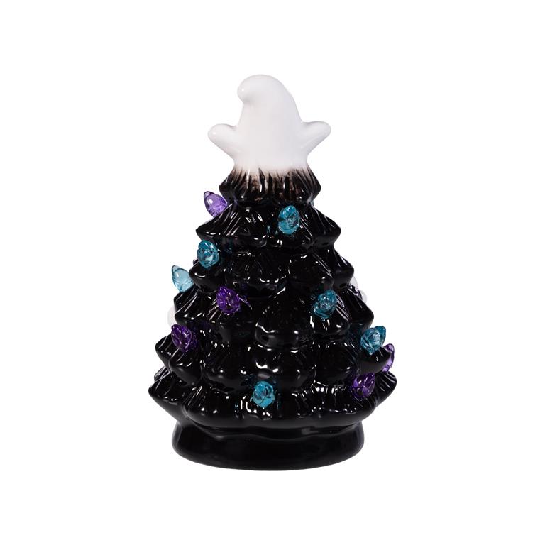 Haunted House LED Table Decor, Ceramic Color Changing