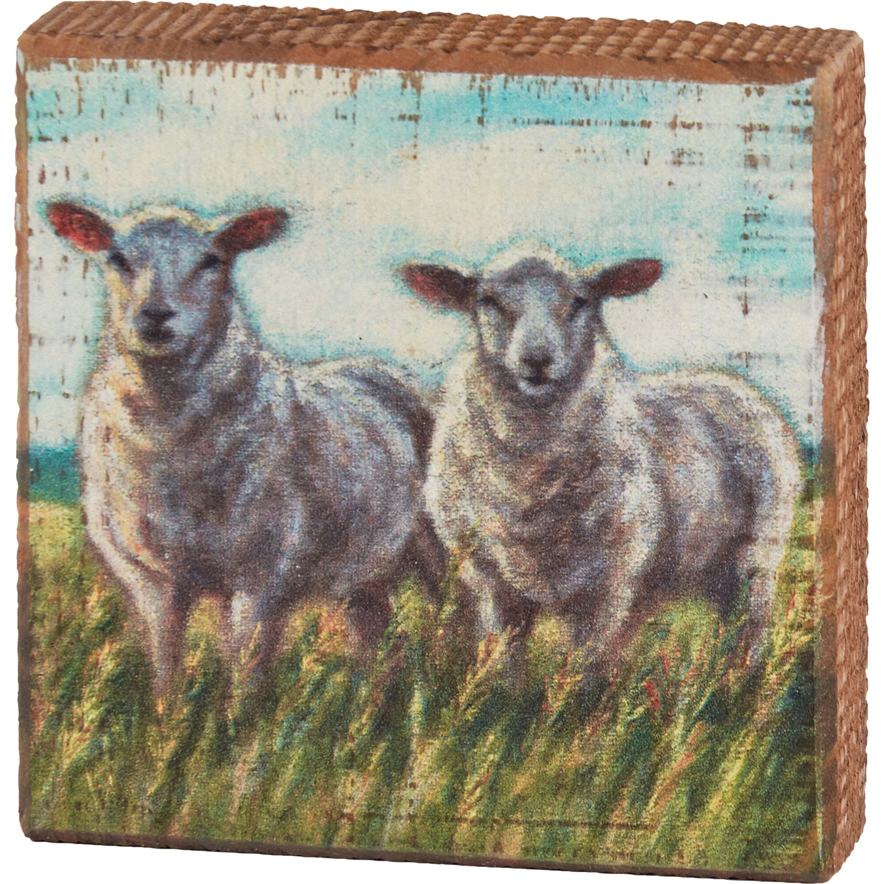 Box Sign - Two Sheep