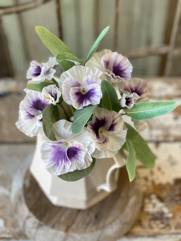 12" Pleasing Pansy Bundle, Lilac