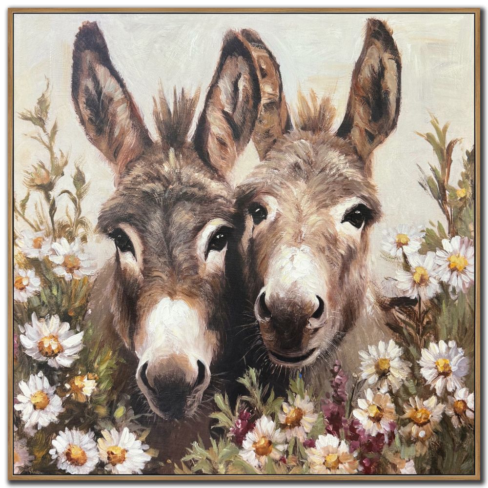 Daisy Delight, 24x24 (Framed)