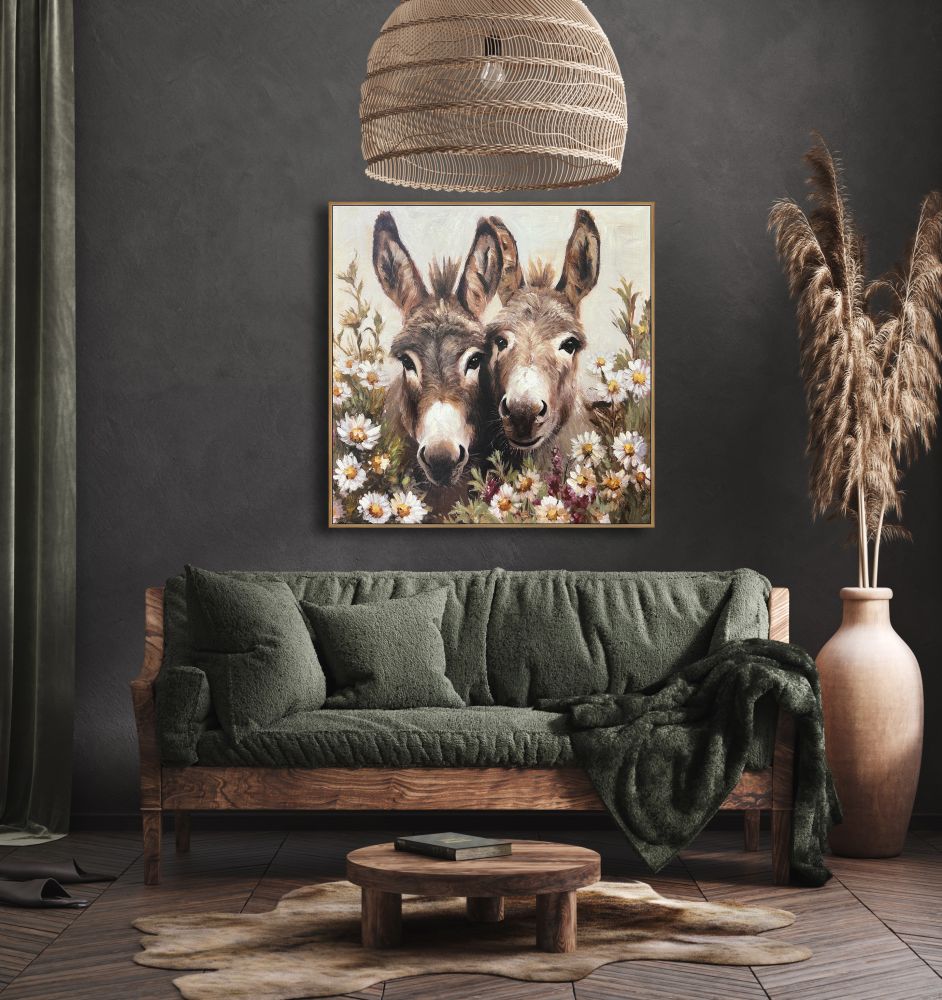 Daisy Delight, 24x24 (Framed)