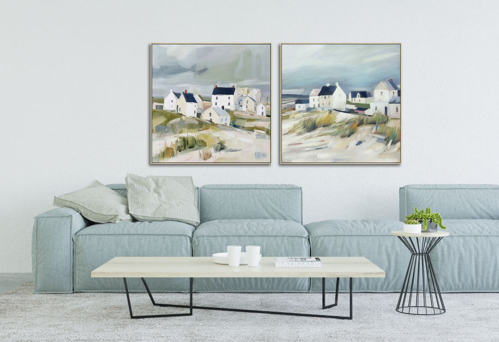 Cliffside Homes II, 30x30 (Framed)