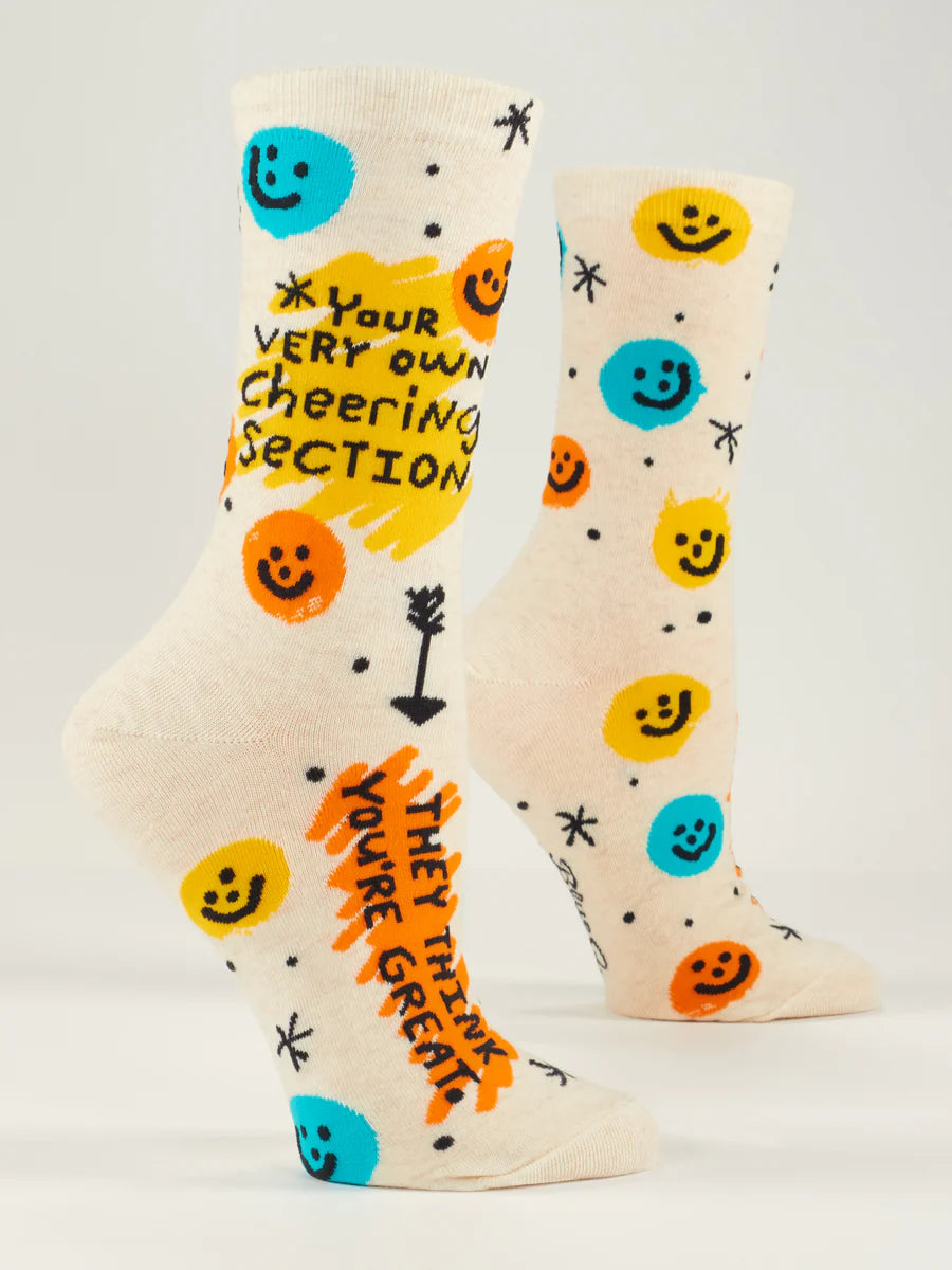 Women's Crew Sock Blue Q, Assorted Styles