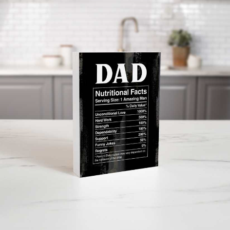 Word Block, Dad Nutritional