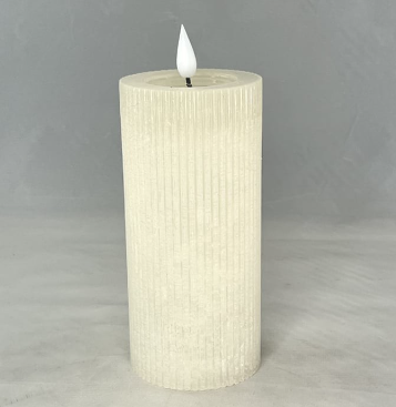 6" LED Pillar Candle, Lifelike