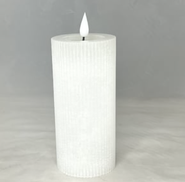 6" LED Pillar Candle, Lifelike